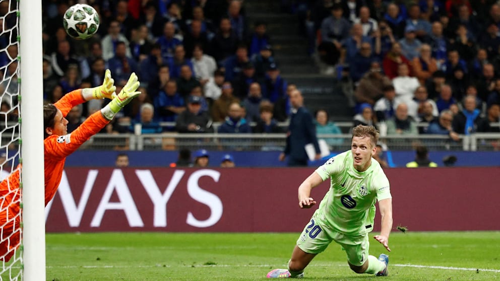 Blick ins San Siro Stadion während eines Champions-League-Halbfinales