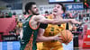 Gladiators Trier jubeln nach dem Heimsieg gegen Tigers Tübingen