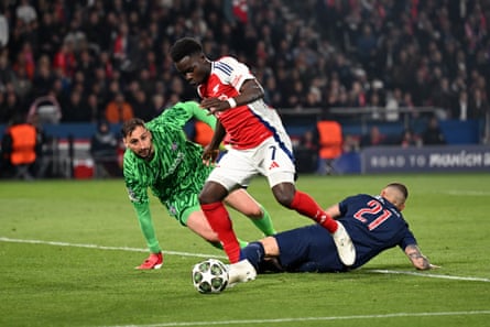 PSG vs Arsenal in the Champions League semi-final
