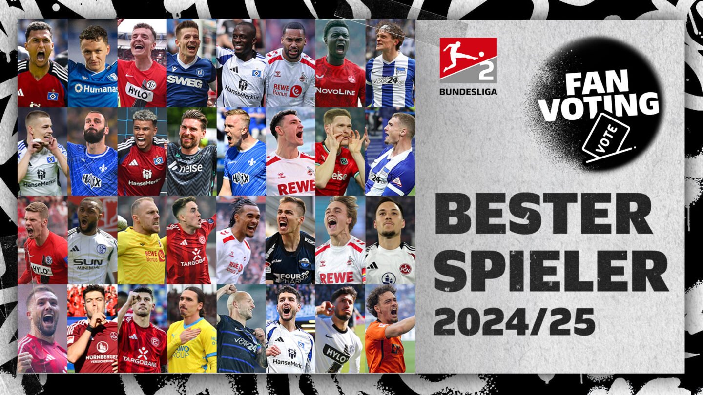 Jubel in der 2bundesliga 2024/25