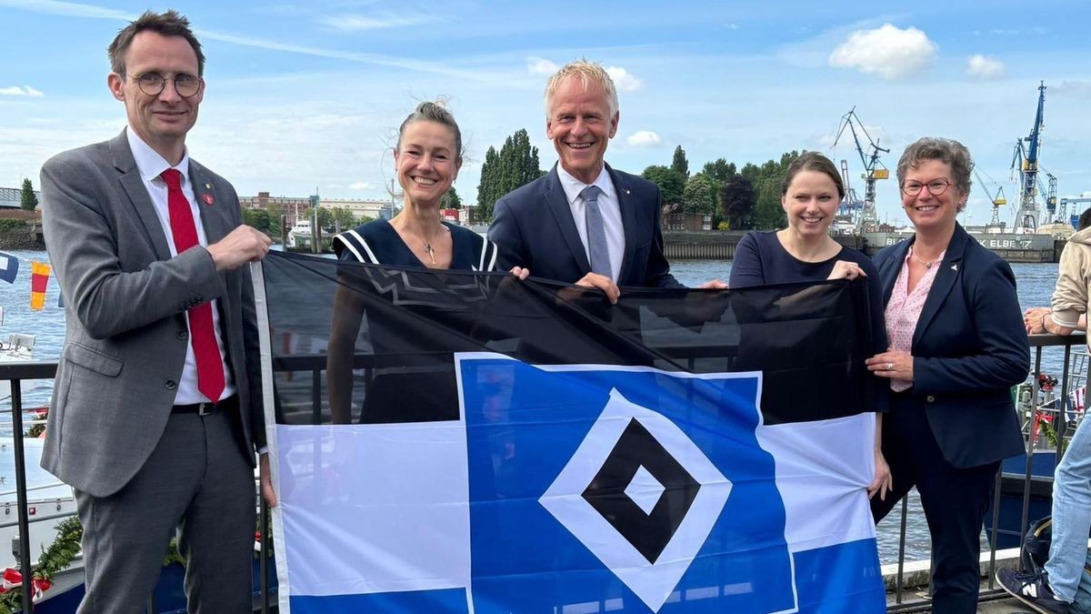 Davie Selke jubelt nach seinem Tor für den HSV im Aufstiegskampf
