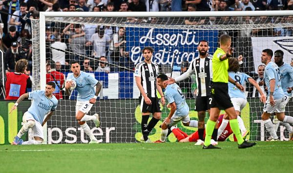 Juventus Turin beim aktuellen Spiel gegen Lazio Rom