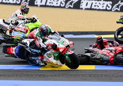 Moto GP Sprint action at Le Mans in 2025