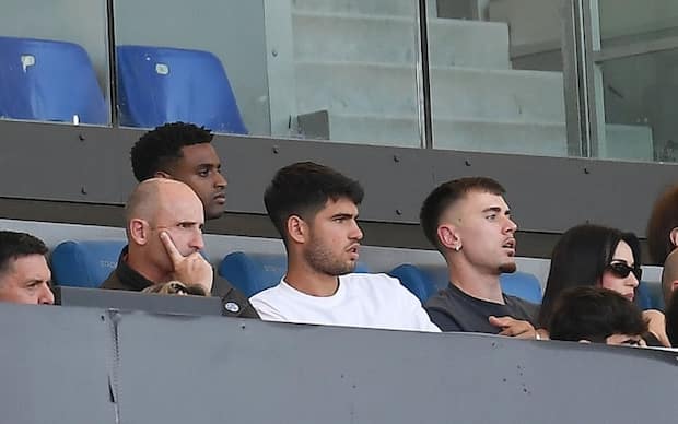 Jannik Sinner agli Internazionali di Roma 2025