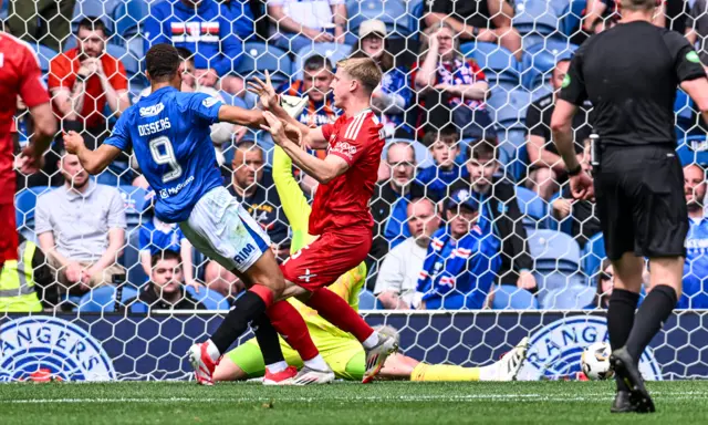 Rangers – Aberdeen match action at Ibrox Stadium
