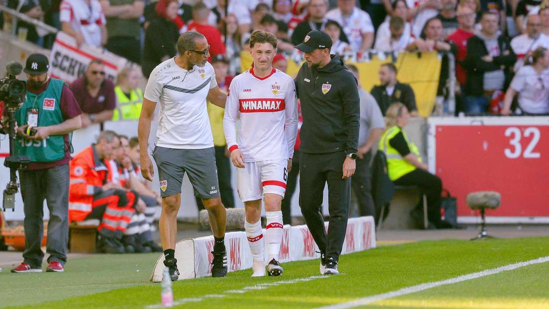 Yannik Keitel im Einsatz für den VfB Stuttgart