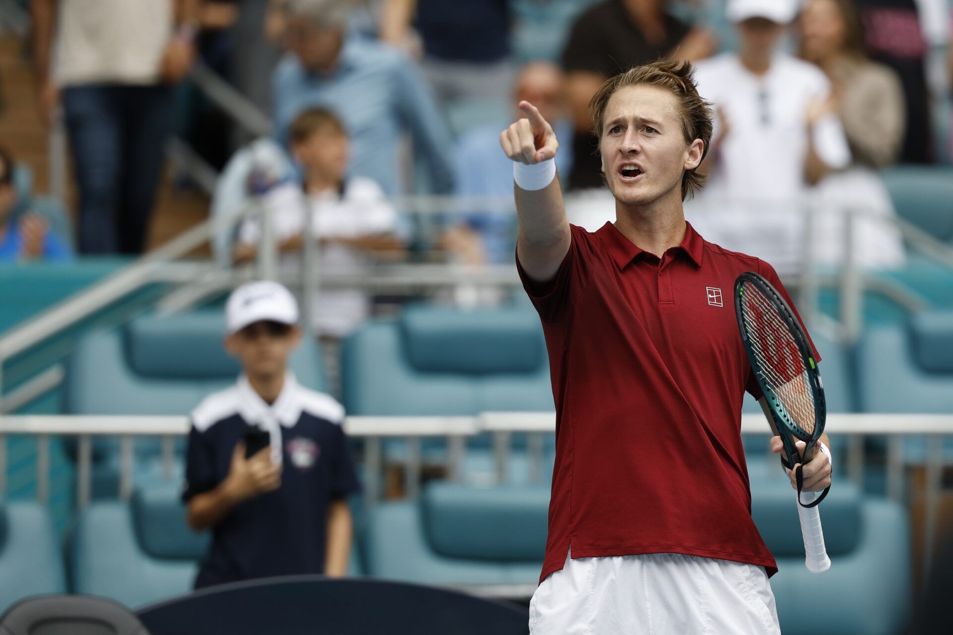 Stefanos Tsitsipas in action during the Rome Masters 2025