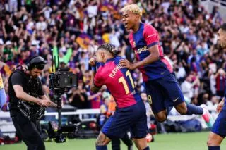 Action offensive lors du real barca live 2025