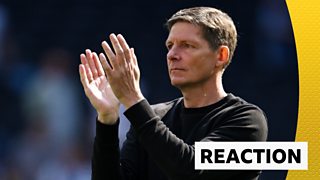 Eberechi Eze jubelt nach seinem Tor im Spiel Tottenham – Crystal Palace