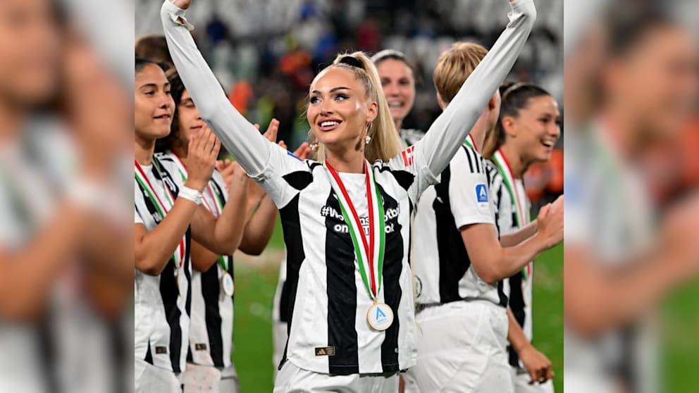 Alisha Lehmann im Juventus-Trikot