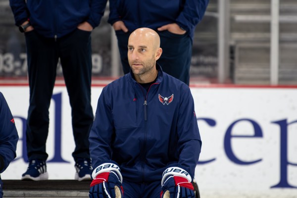 Players in action during Hurricanes – Capitals playoff series