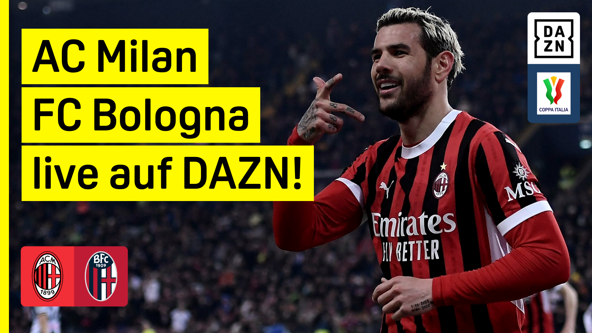 Stimmung beim Coppa Italia Finale mit Milan