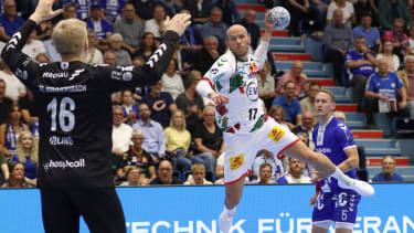SC Magdeburg im Duell in der Handball Bundesliga gegen Gummersbach