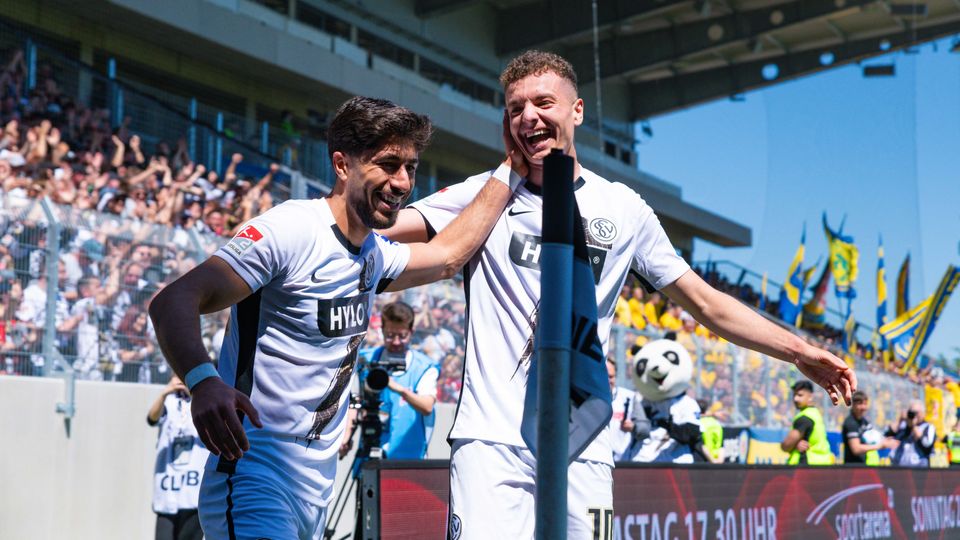 Spielmoment SV Elversberg im Aufstiegskampf