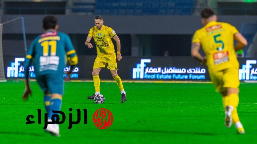 مشهد من مباراة العروبة ضد الخليج في دوري روشن السعودي