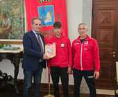 Giovani atleti a Marsala durante un evento sportivo