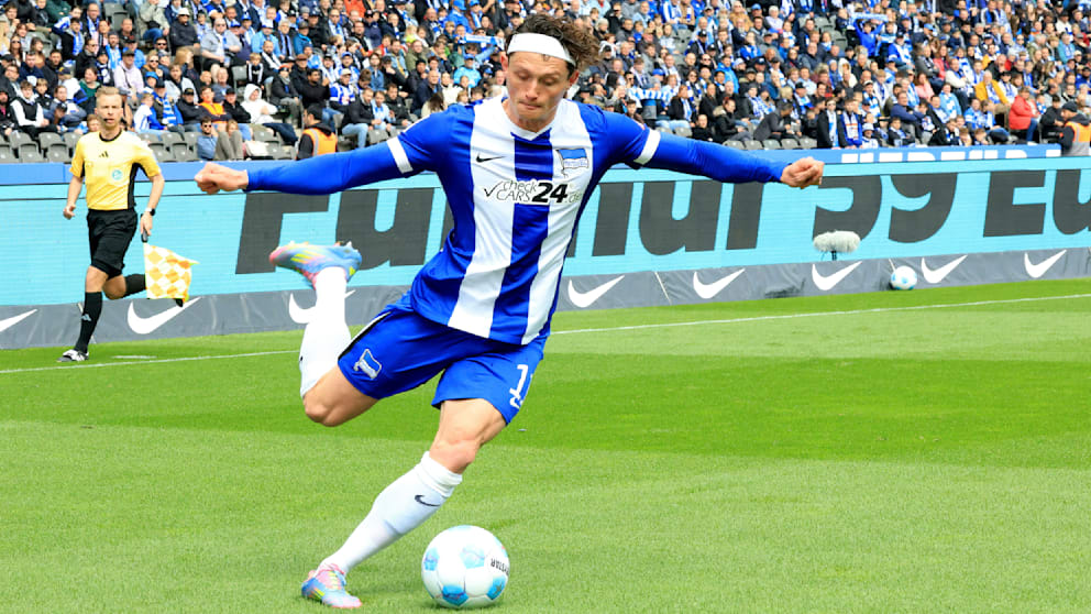 Fabian Reese im Trikot von Hertha BSC