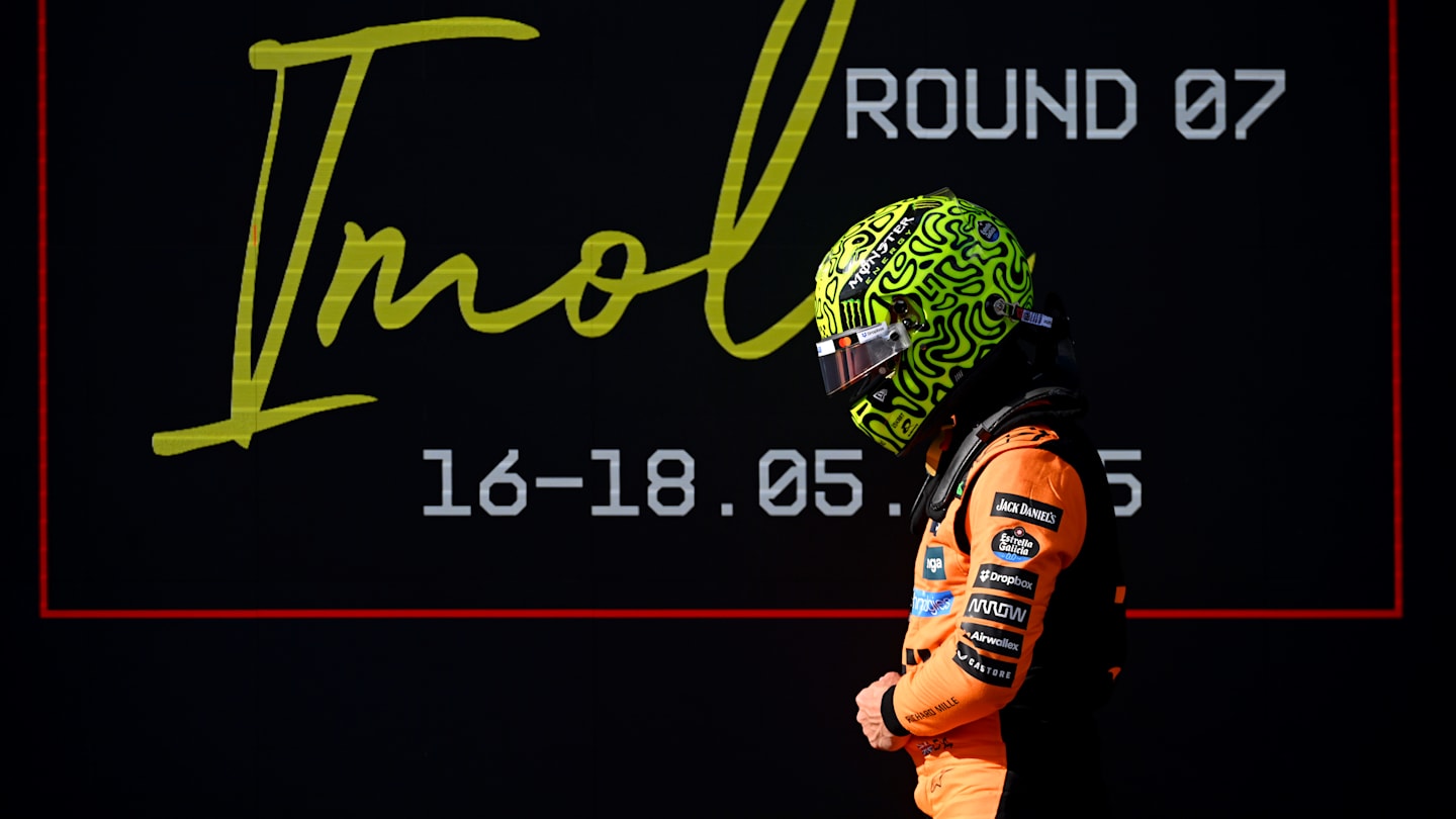 Lando Norris at the Emilia Romagna Grand Prix, McLaren F1