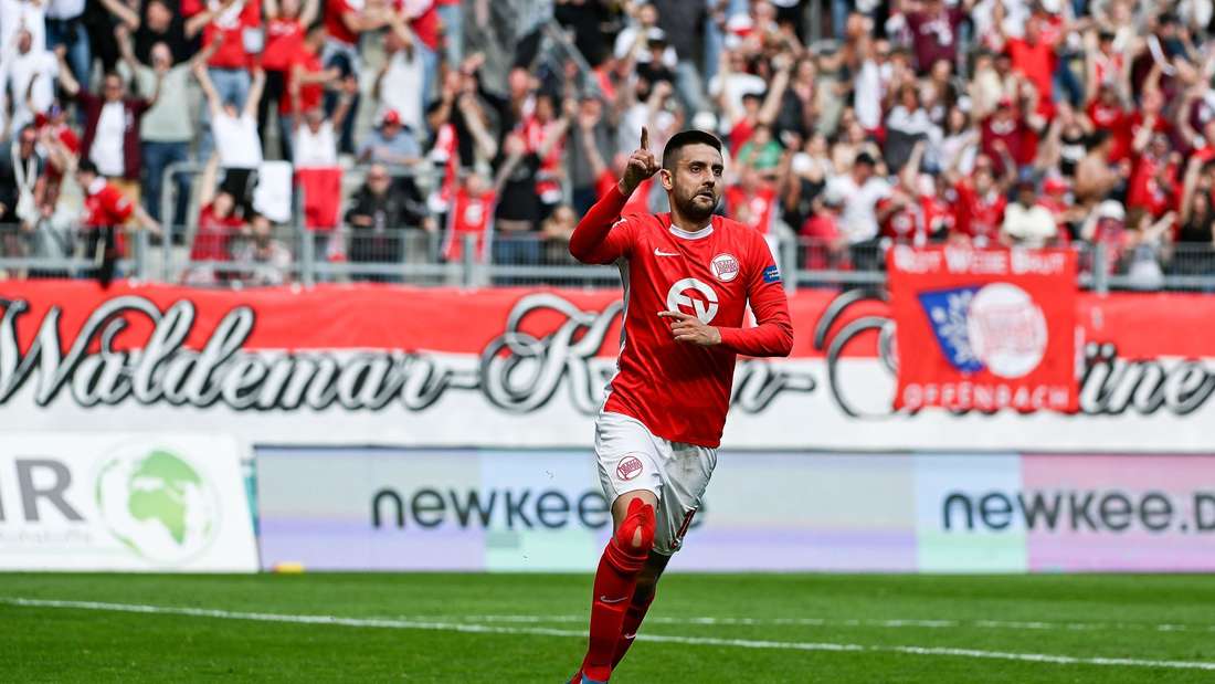 Spielszene Kickers Offenbach Saisonfinale
