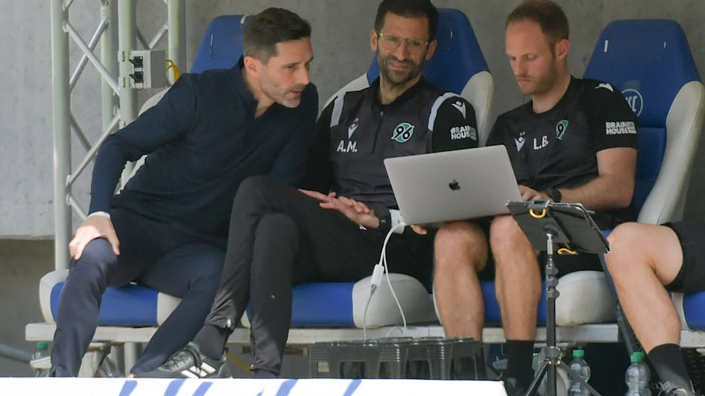 Stefan Leitl beim Training von Hannover 96
