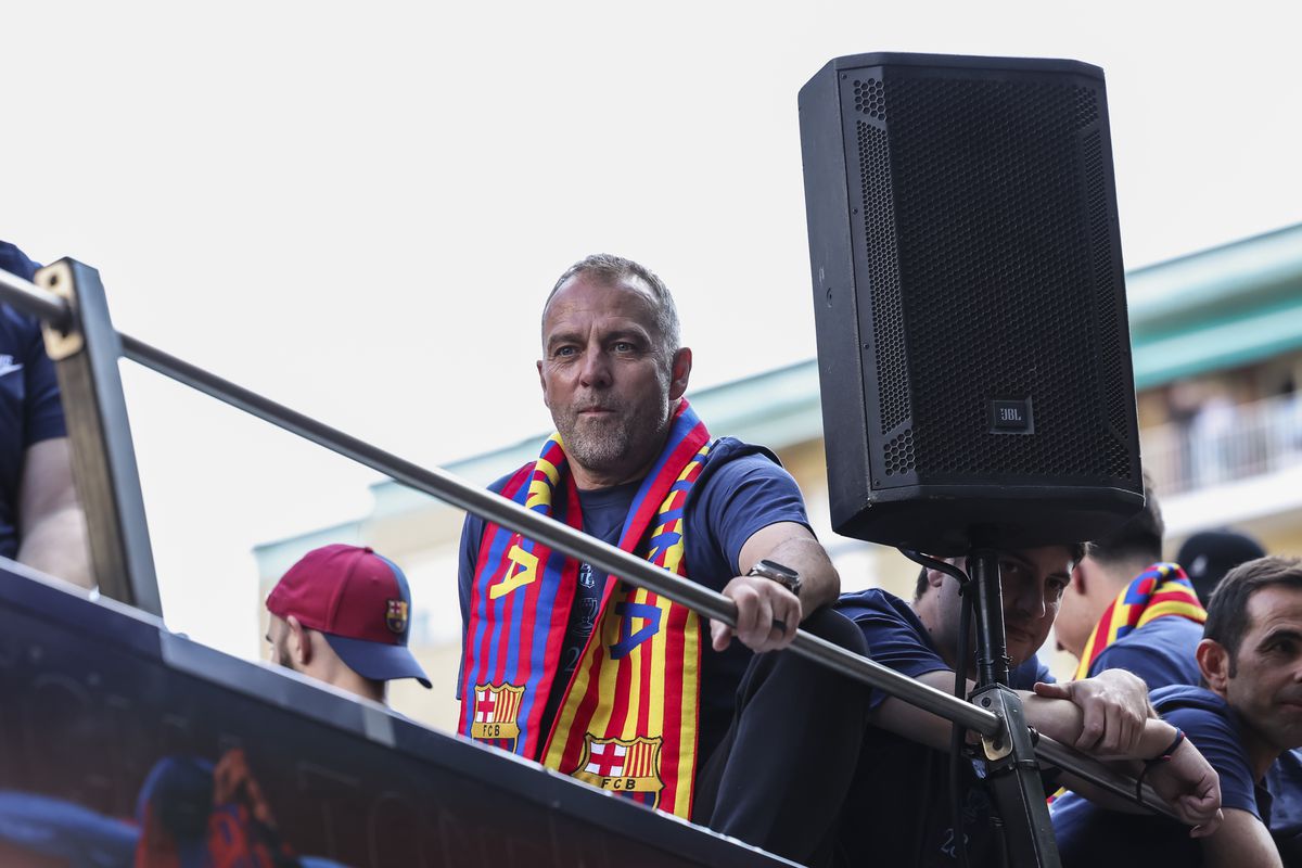 Célébration de Barcelone après un match décisif contre Villarreal