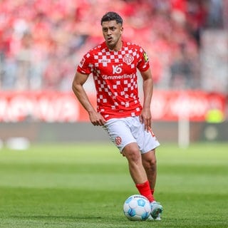 Jubelnde Mainzer Spieler nach dem Erreichen der Europa Conference League