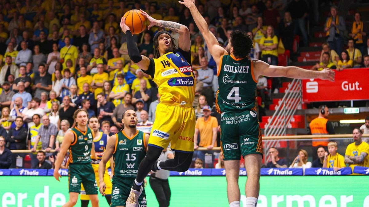 Gladiators Trier feiern einen Auswärtssieg auf dem Weg zum Bundesliga-Aufstieg