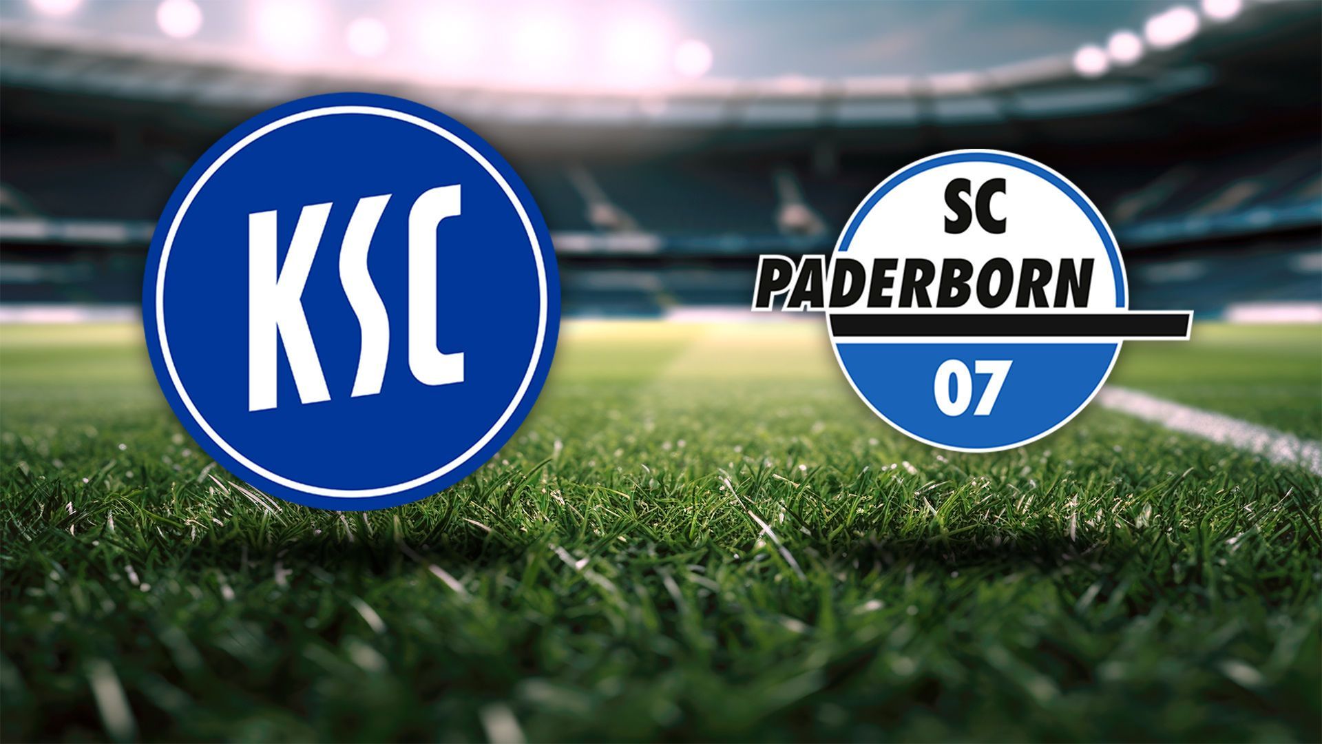Spielszene KSC – SC Paderborn im Wildparkstadion
