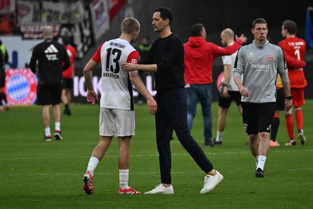Jubel bei Eintracht Frankfurt – Champions League Einzug