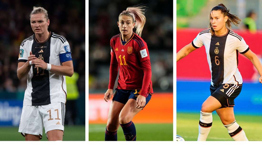 Alexander Straus und das Team der FC Bayern Frauen feiern einen Erfolg