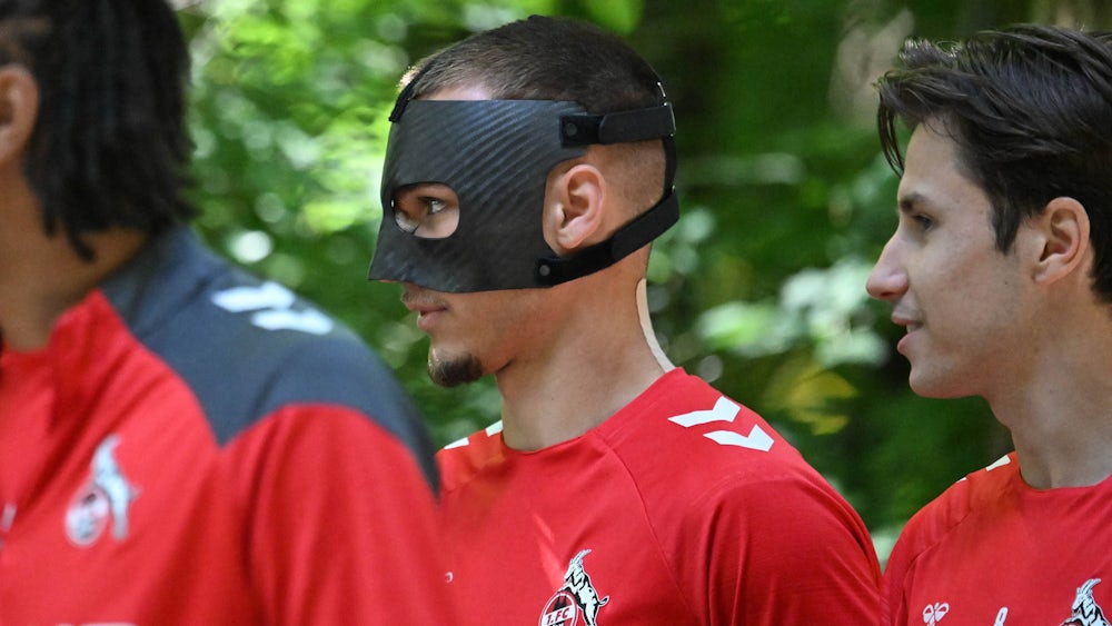 Tim Lemperle auf dem Weg zum Training