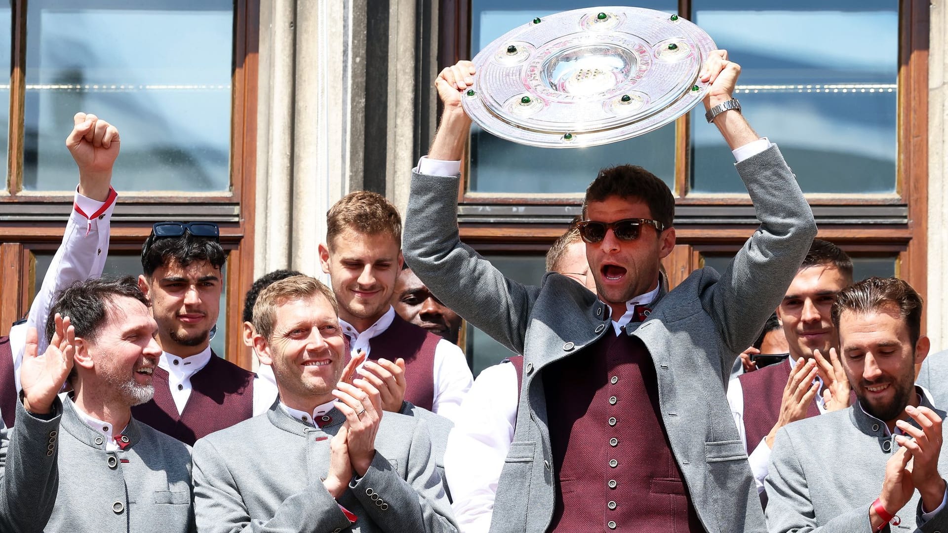 FC Bayern Meisterfeier am Marienplatz