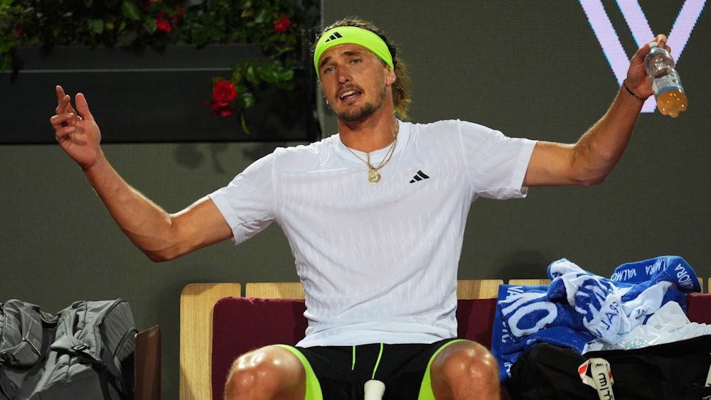 Alexander Zverev beim Tennis Hamburg Turnier am Rothenbaum