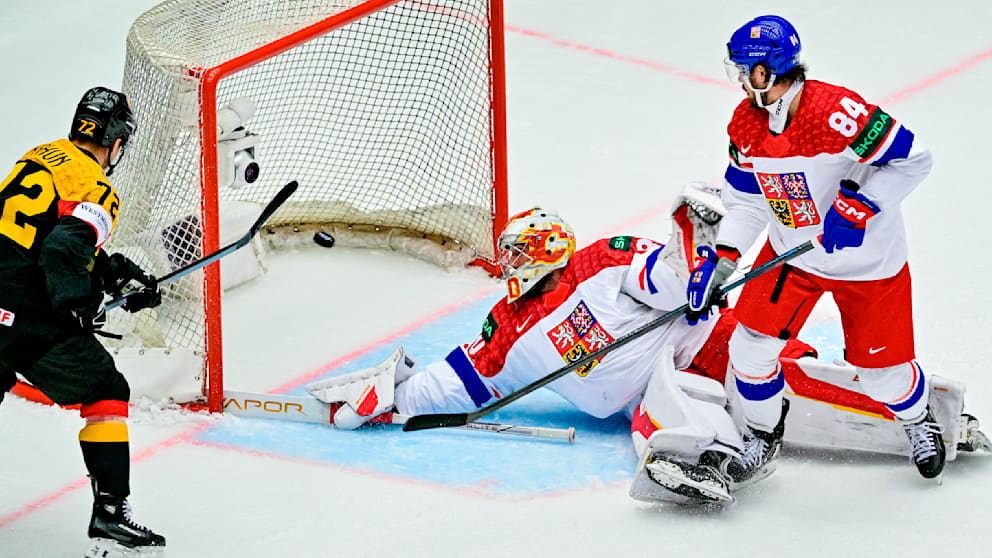 Eishockeyspiel Deutschland Tschechien WM 2025