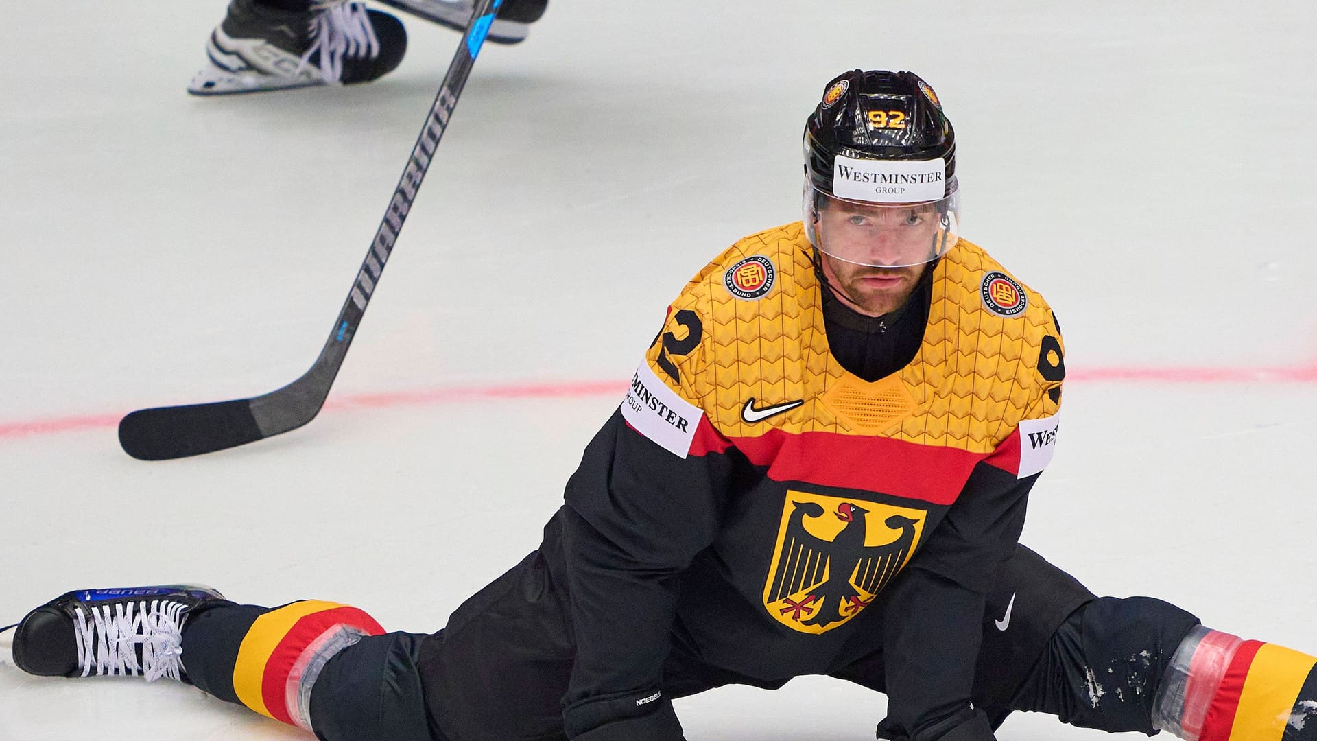 Marc Michaelis kämpft bei der Eishockey-WM 2025 für das deutsche Nationalteam.