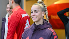 Giulia Gwinn auf dem Spielfeld