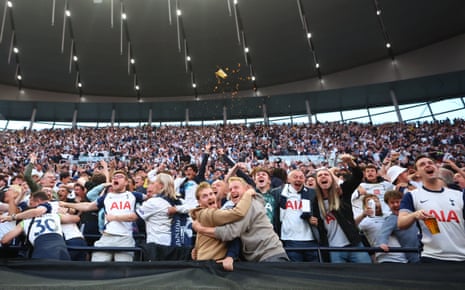 Heung Min Son on the sidelines during Tottenham's Europa League campaign