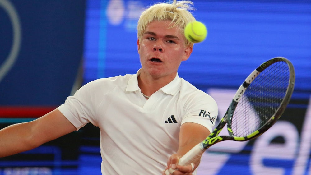 Andrey Rublev beim ATP Hamburg Turnier