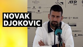 Novak Djokovic vor dem Start in die French Open