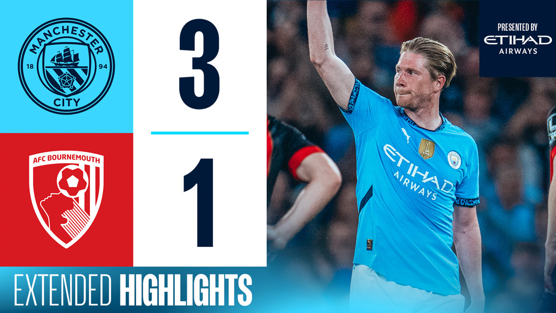 Man City – Bournemouth: De Bruyne's final Etihad appearance