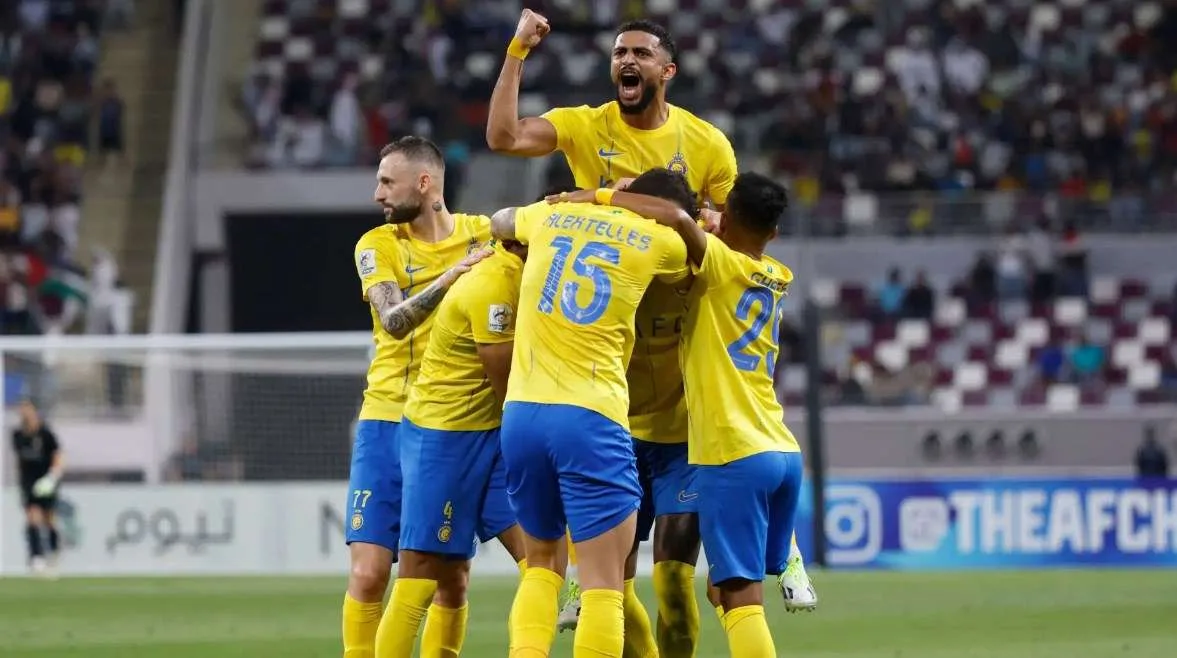 النصر ضد الخليج في دوري روشن السعودي
