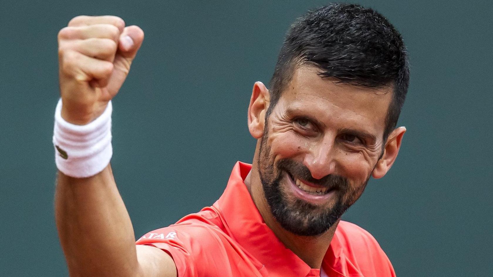 Novak Djokovic competing at the Geneva Open