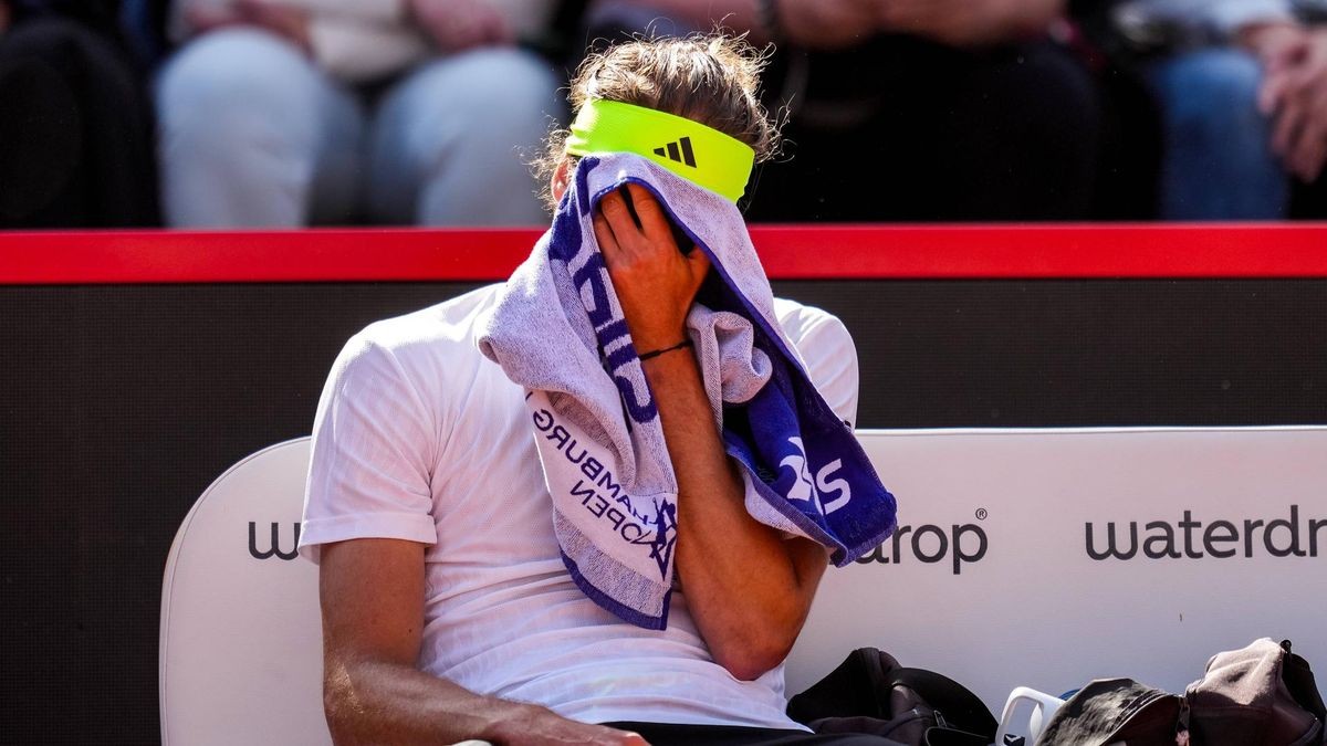 Alexander Zverev beim Turnier in Hamburg